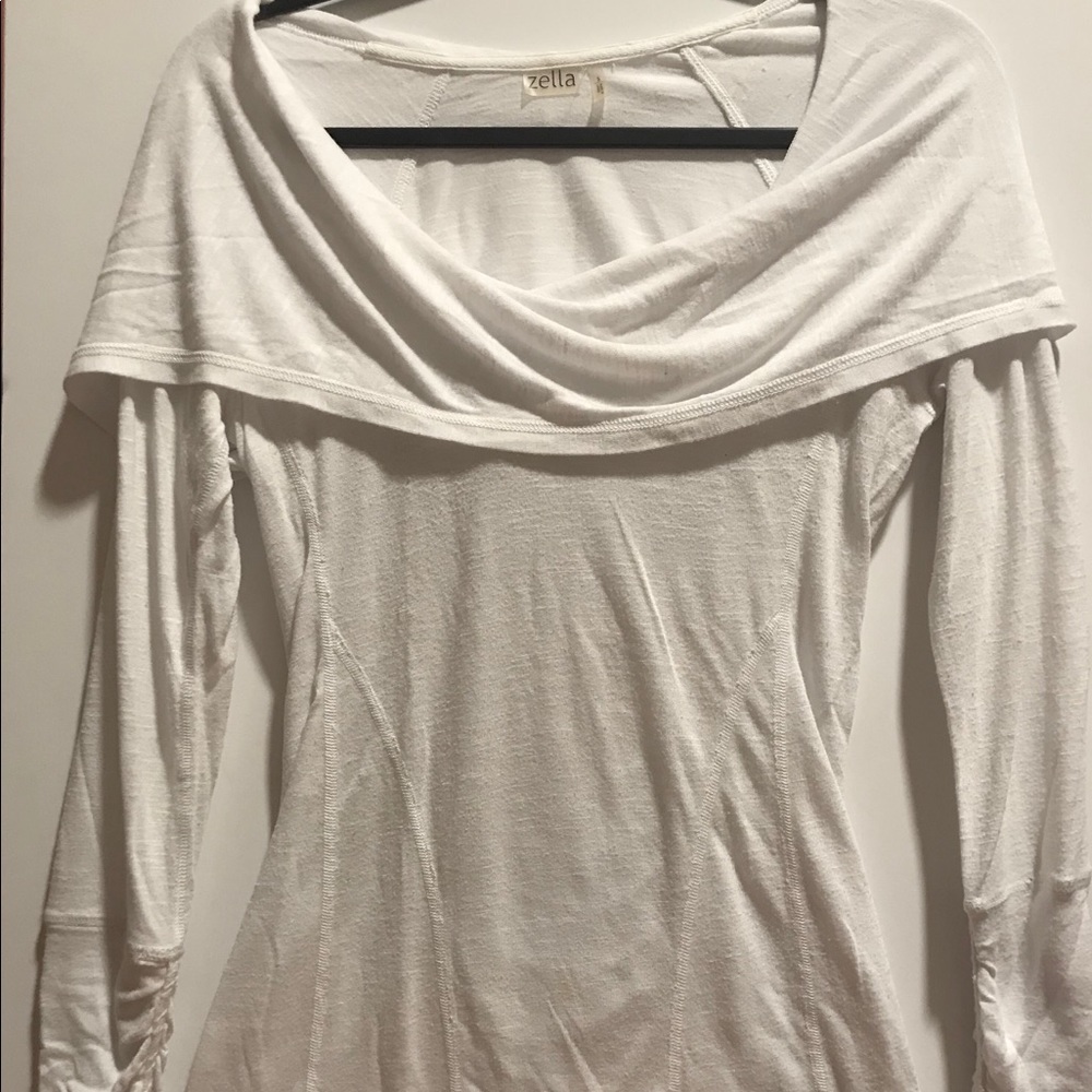 White Zella Long Sleeve